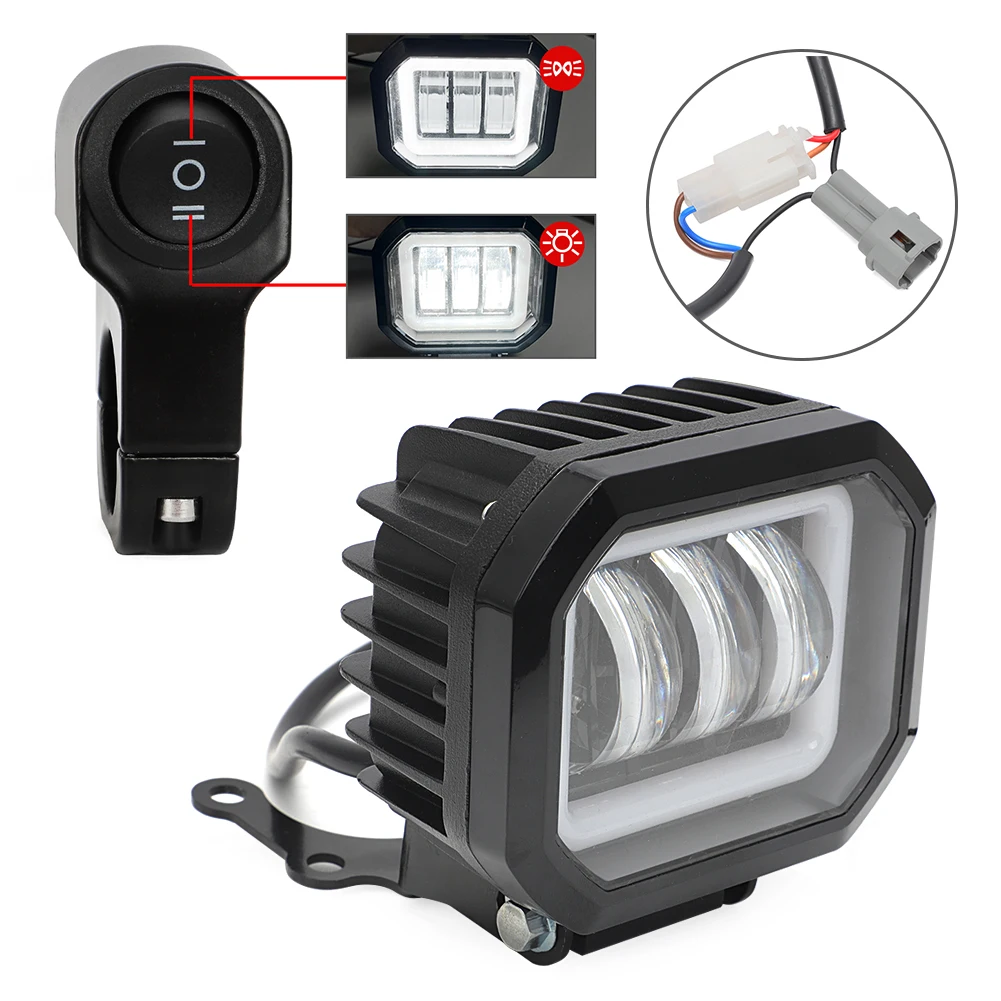 

For Sur Ron Motorcycle Headlight Switch Kits For Sur-Ron X Segway X260 X160 LED Headlight Switch Motorcycle Head Light Accessory
