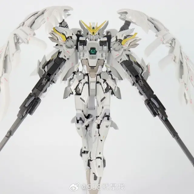 8827 1:100 プラモデル　ウイングガンダムスノーホワイト Daban-wing Snow Whiteプレリュードアセンブリモデル,高品質