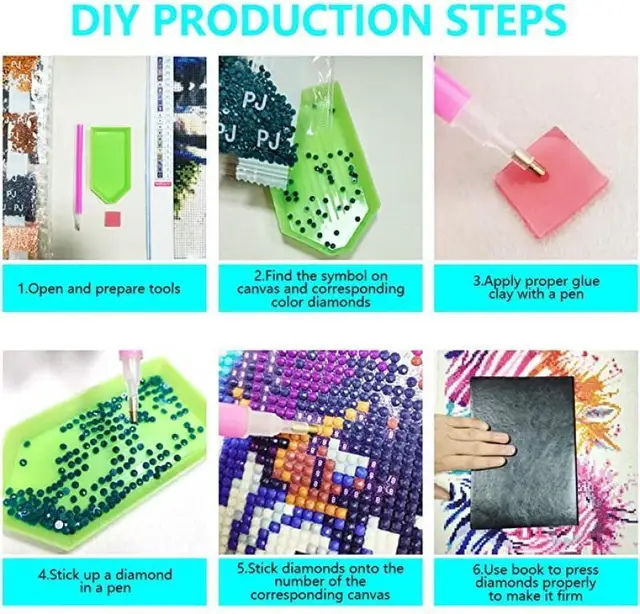 DIY Diamond Painting: 스트레스 해소, 창의력 자극, 가정 장식