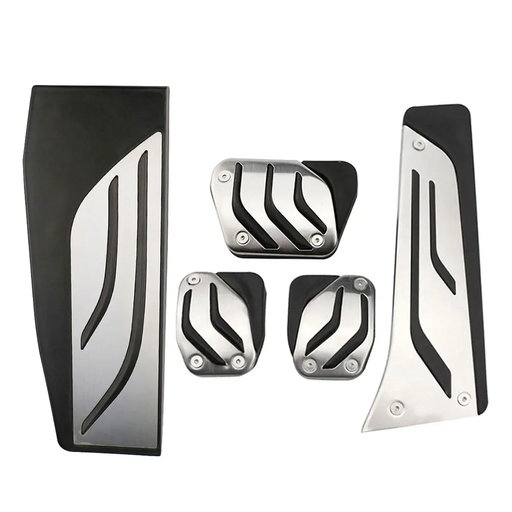 Car Pedals Foot Rest Brake Accelerator Fuel Pedal Pad Cover for BMW 1 2 3 4Series M3 M4 E90 F20 F21 F30 F32 F36 F80 F82 car accessories car pedals pedal cover
