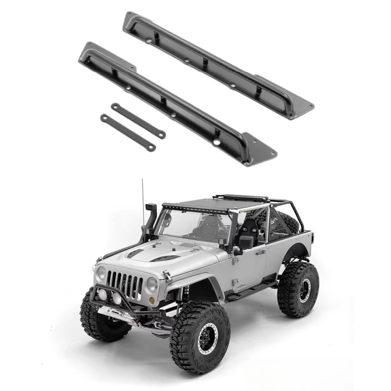 

Metal TUBE side steps for Capo JKMAX 1/8 scale Jeep Wrangler R/C Car Upgrade Part