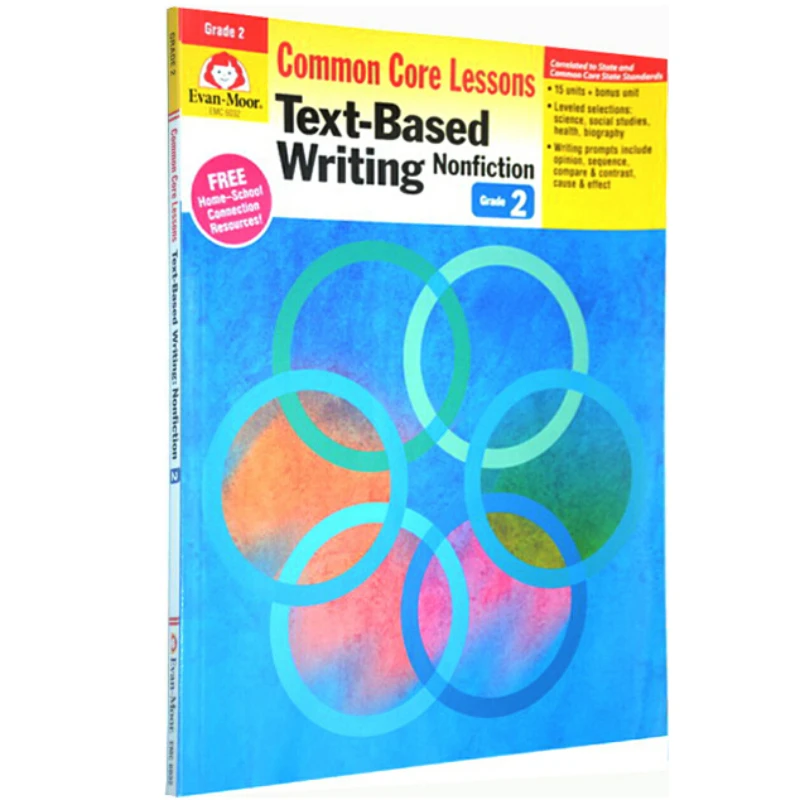 

Учебник для письма без художественной печати на английском языке «Эван-Мор», учебник 2 класса, для возраста 5, 6, 7, 8 лет, книга на английском языке 9781613689950