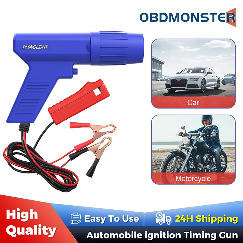 12V Inductive Ignition Timing Gun Ignition Timing Induction Strobe Light For Automotive Marine Motorcycle Repair Tools