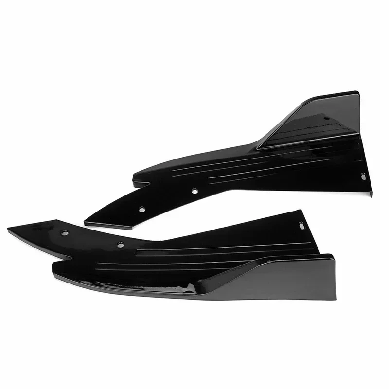 For Audi A3 8P 8V Q5 Q7 A4 B5 B8 B6 B7 A5 A6 C5 C6 car rear bumper lip modification accessories Carbon fiber side skirt spoiler