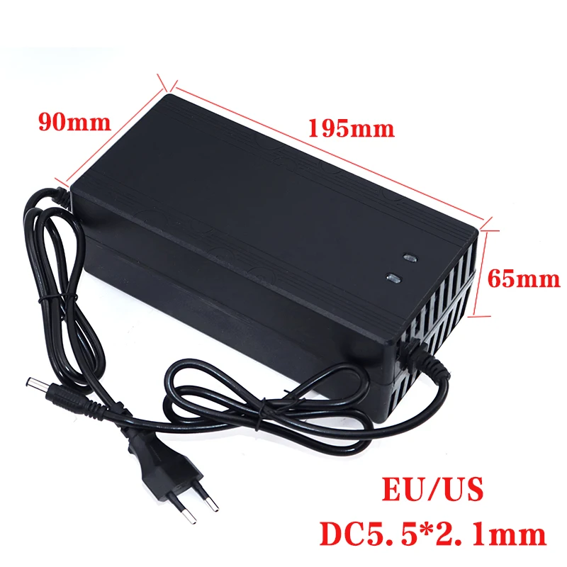Pro Series 54.6V 5A fast lithium battery charger optimized for 13S 48V electric bike battery packs