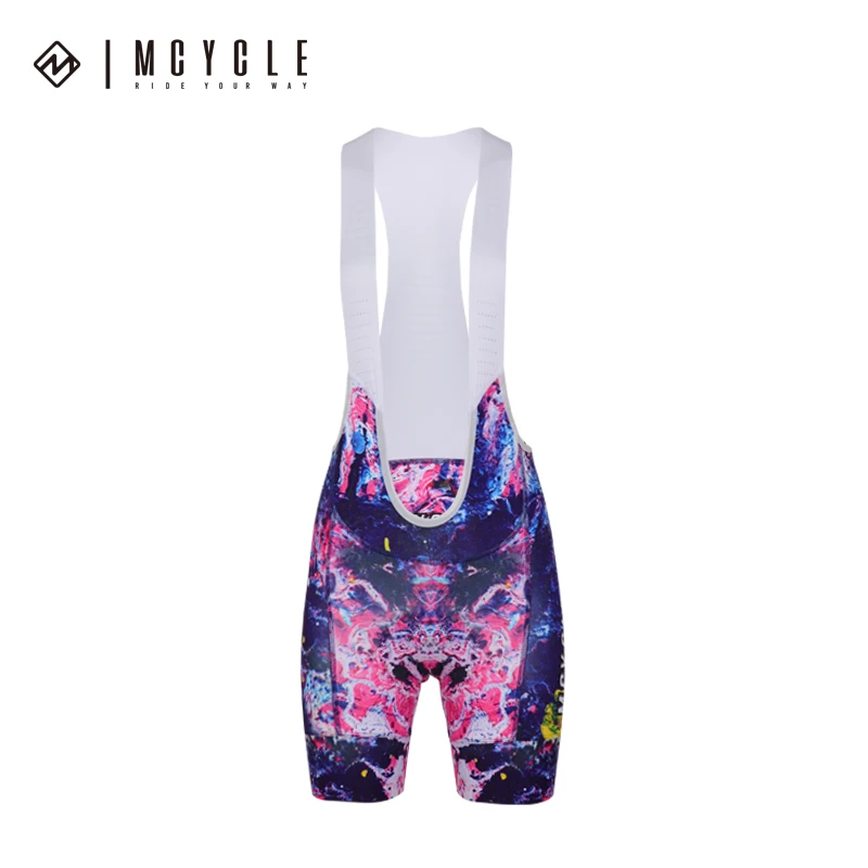 Mcycle New Design Sublimation Cycling Shorts Breathable Bicycle Bib Short Full Size Road Bike Short Bib Cycling Women