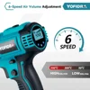 Yofidra 550℃ 2500W Heat Hot Air Gun 2 Gears Wind Speed 6 Gear Optional LED Display Cordless Heat Gun for makita 18V Battery 3