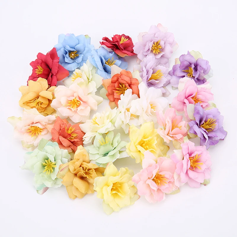 Artificial Flower Heads Decoration 9 Heads Artificial Fake Flower
