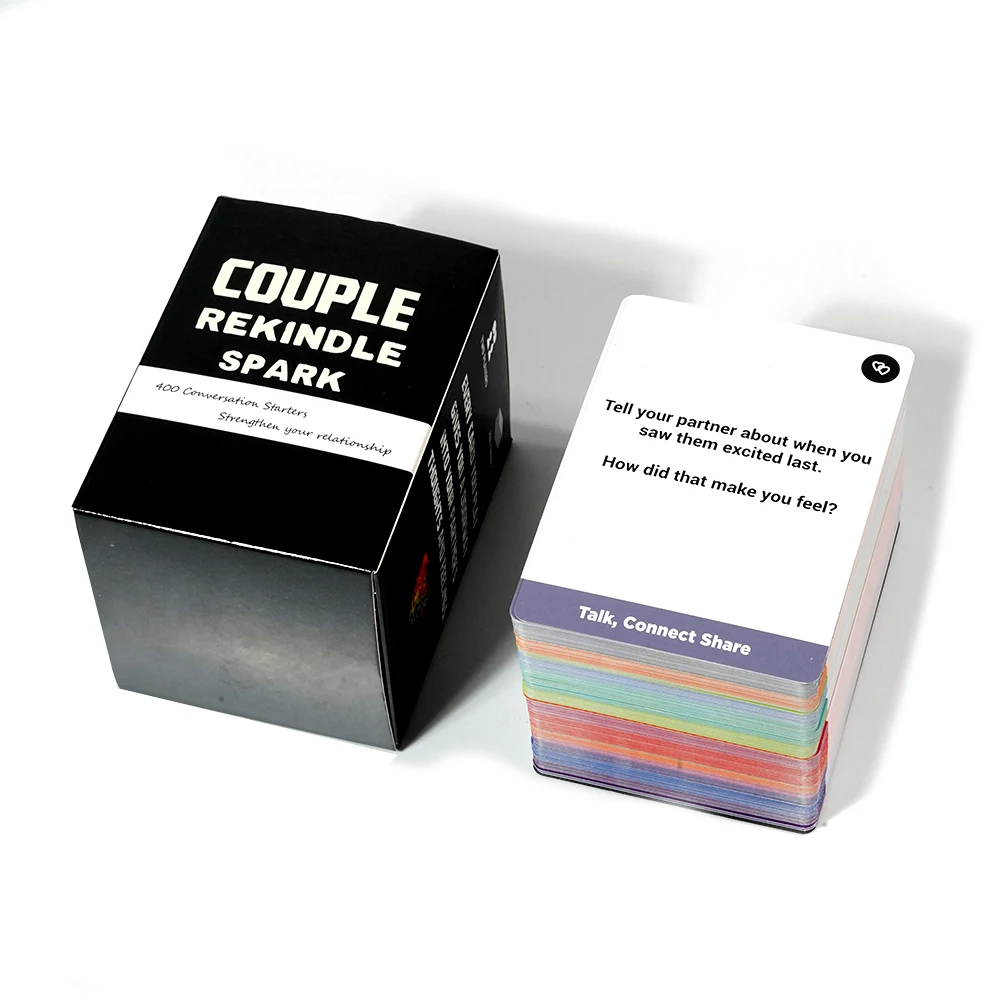 

Игры для пары Rekindle Spark пары стартеры для разговора для романтических парных пар Дата ночной глубокий разговор карточная игра