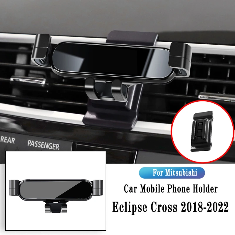 

Car Phone Holder For Mitsubishi Eclipse Cross 2018-2022 Gravity Navigation Bracket GPS Stand Air Outlet Clip Rotatable Support