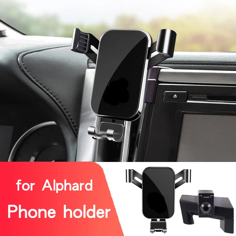 Phone holder Air conditioning air outlet mobile phone holder Accessories for toyota alphard 30 alphard anh30