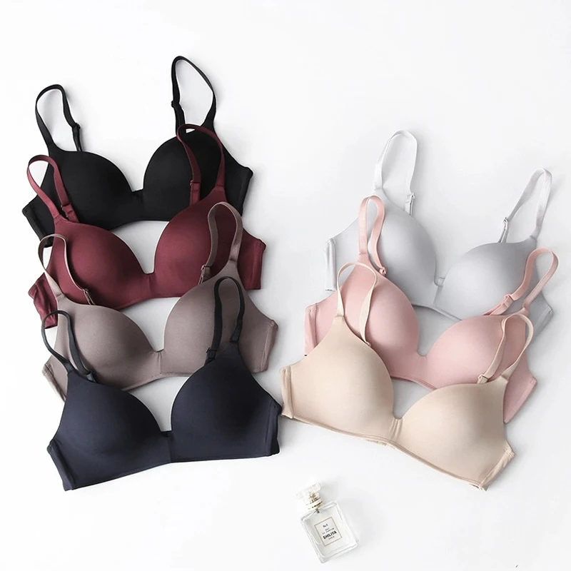 Women Seamless Bras Sexy Push Up Bralette Breathable Patch Brassire No Wire Soft Underwear Female Sexy Intimates Lingerie Solid