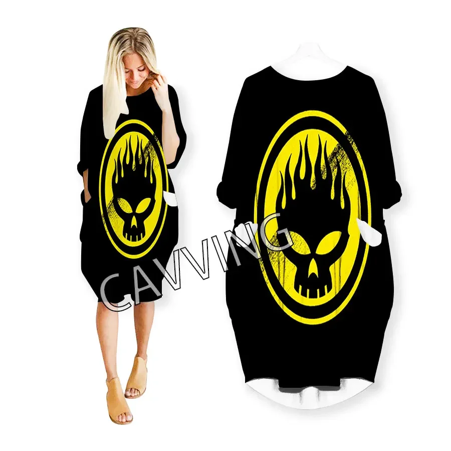 

CAVVING 3D Print The Offspring Rock Fashion Funny Shirts Harajuku Top Women US Sizes Women's Skirt Long-sleeved Dresses L01
