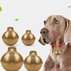Brass Handicraft Tiger Head Wind Chimes Bell Pet Hanging Pendant Retro Bronze Multi Size Bell Trinket Keyring Gift Decoration 4