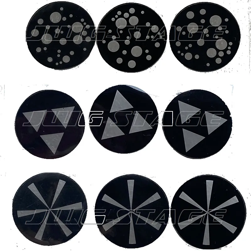 Diametro 14.9 Interno 13 Gobos In Vetro Per 280W Ro Be 3 In1 Wash Beam Spot Moving Head Light