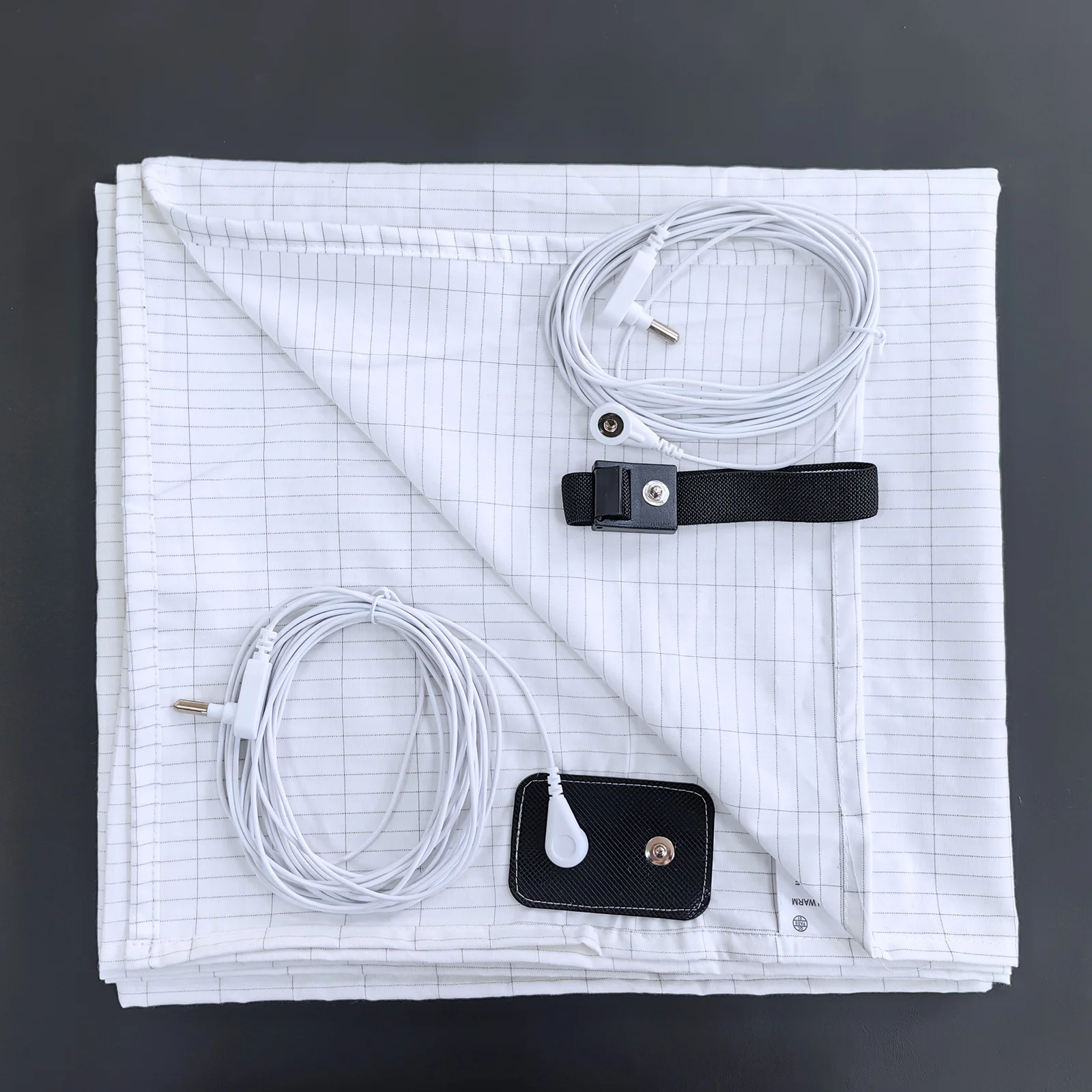 Earthing Plain Bedsheet with Conductive Silver Fiber Antistatic Health Protection Sheet Grounded Release Static 3
