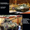 3888A  Remote Control Tank German King Tiger RC Battle War Military Vehicle Truck Car with Metal Steel Wave Box Smoke Shooting 4
