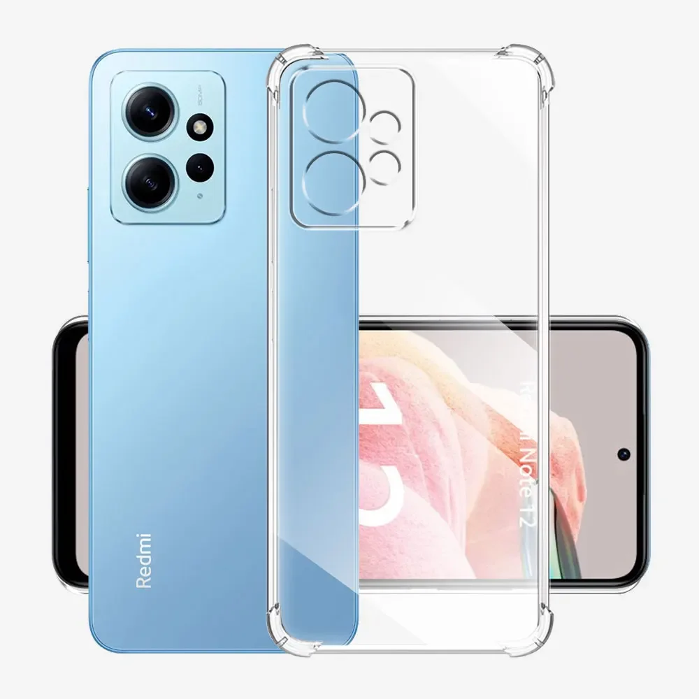 Silicone Soft Shockproof Clear Phone Case - Enhanced Protection Cover