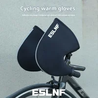 ESLNF Winter MTB Road Bike Gloves Windproof Warm Cycling Hand Guards Cold Handlebar Gloves Handlebar Warmer Equipment 1