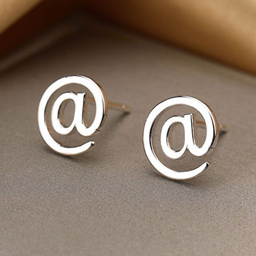 Fashion Women's Minimalist Mini Geometric Studs Earrings Triangle Square Heart Star Zircon Small Earrings Party Jewelry