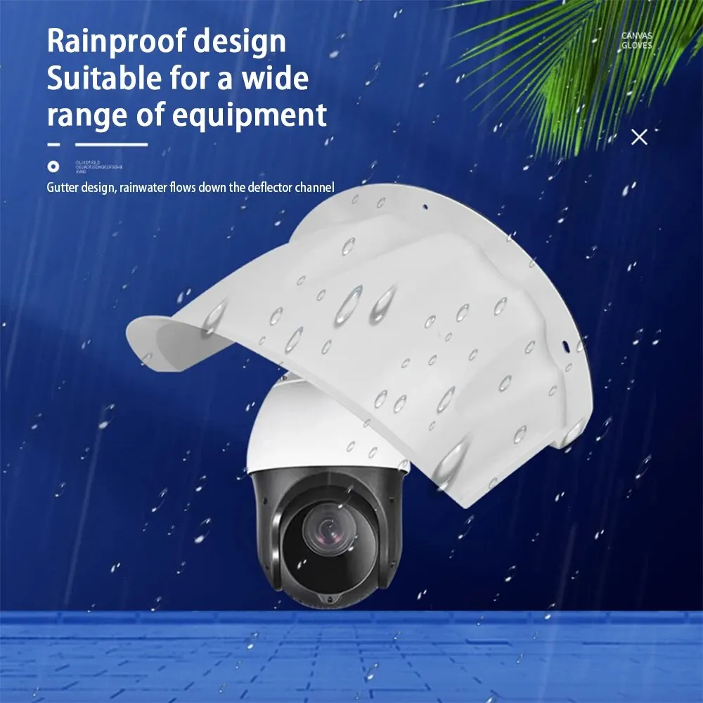 Security Camera Cover Universal Sunshade Rainshade For Outdoor Monitoring Rainproof Sunscreen Dustproof