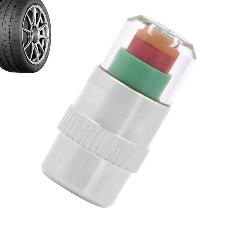 

Монитор давления в шинах, колпачки для стержней клапана, штатив с тремя цветными оповещениями о глазах, практичное и противоугонное давление в шинах