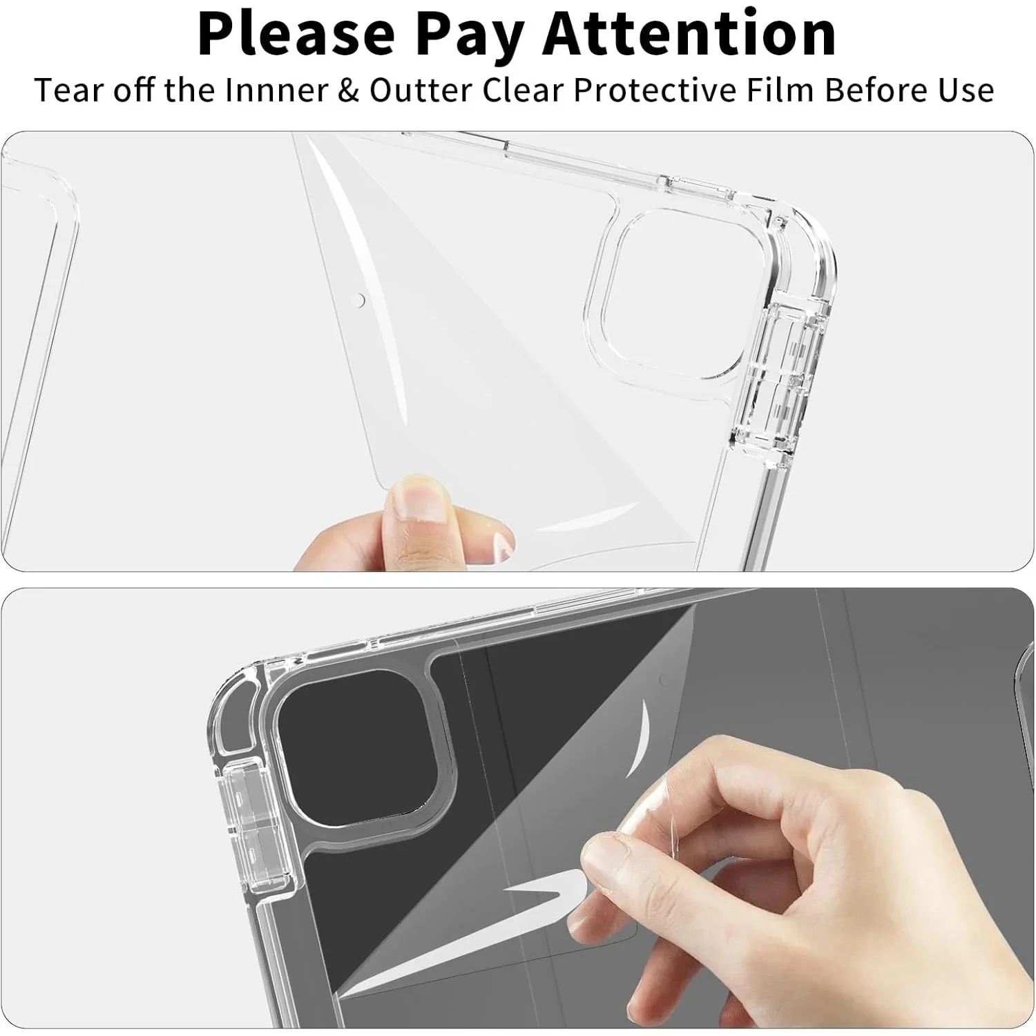 Enhanced Magnetic Smart Case with Pencil Holder and Auto Wake & Sleep Cover