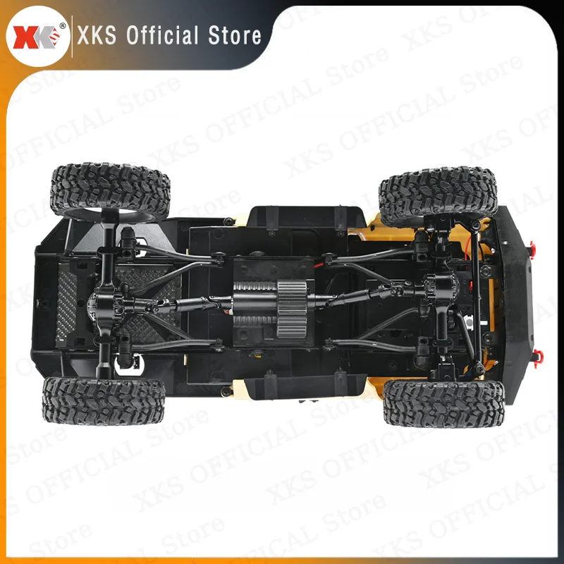 WPL C14 1/16 RC Car 2.4G Remote Control 2CH 4WD Off-Road 15Km/H LED Light On-Road RTR Kit Climbing RC Truck Toys Gift for Boys 4