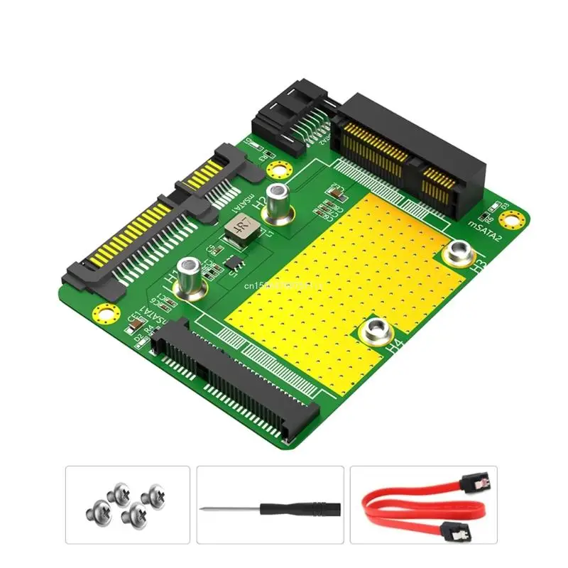 

Msata to Duals Hard Converters,Support Msata SSD Adapters Dropship