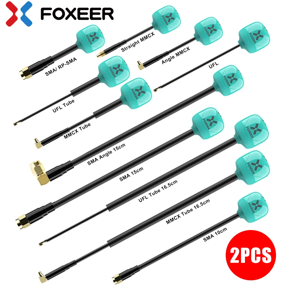 Antenne FPV RHCP SMA/MMCX/UFL 15cm-16.5cm pour Drone