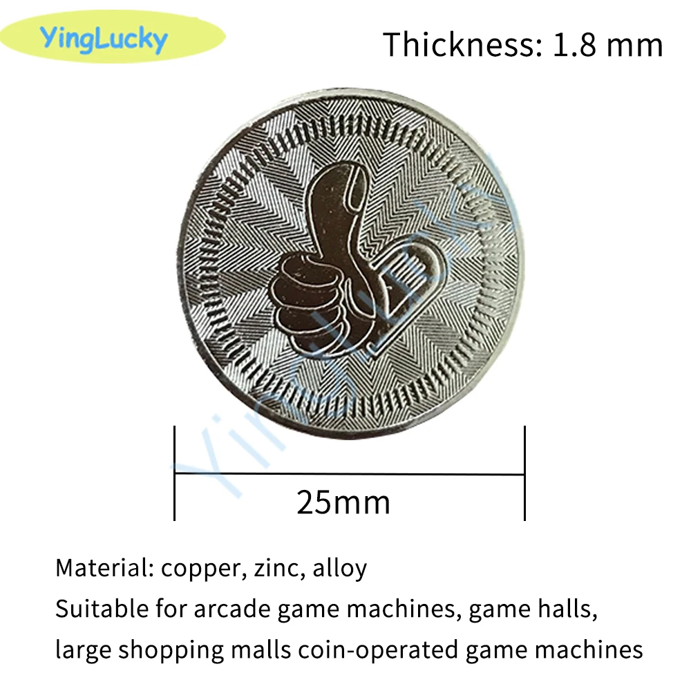 아케이드 코인 머신 뽑기 게임 토큰, 25mm, 24mm, 26mm x 1.8mm, 10000 개 - AliExpress