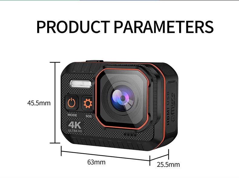 HD 4K outdoor sport anti water camera,waterproof action camera gopro camera support memory card