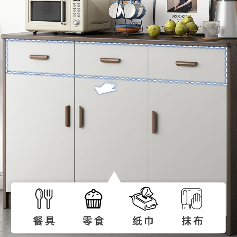 Modern Locker Wooden Sideboard Display Closet Storage Living Room Sideboard Kitchen Wooden Keuken Kast Kitchen Furniture SR50CG