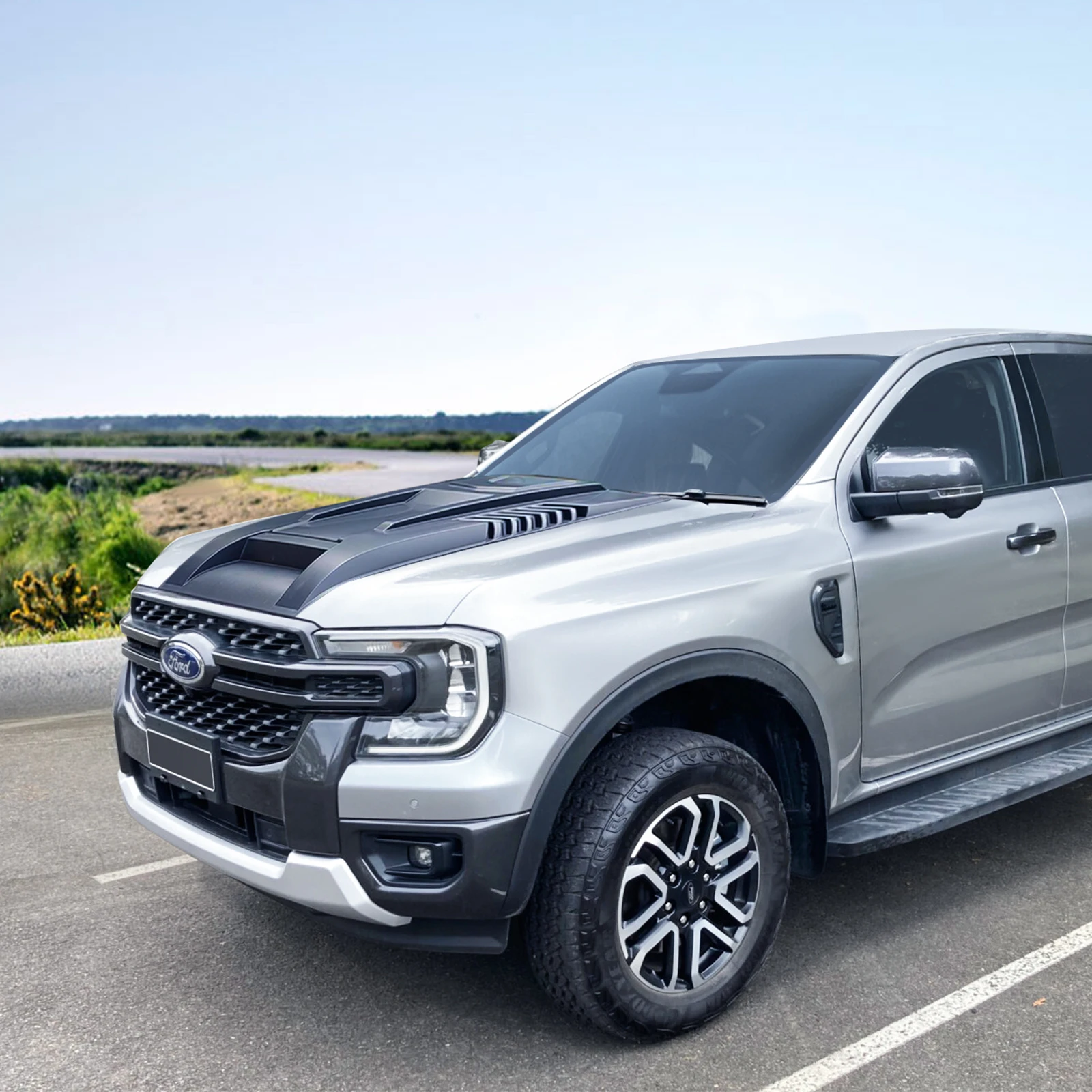 Pour Ford Ranger 2009-2021 - Vérins à Gaz Pour Capot Avant - Support De Levage à Gaz - Amortisseur De Choc - Tige Hydraulique