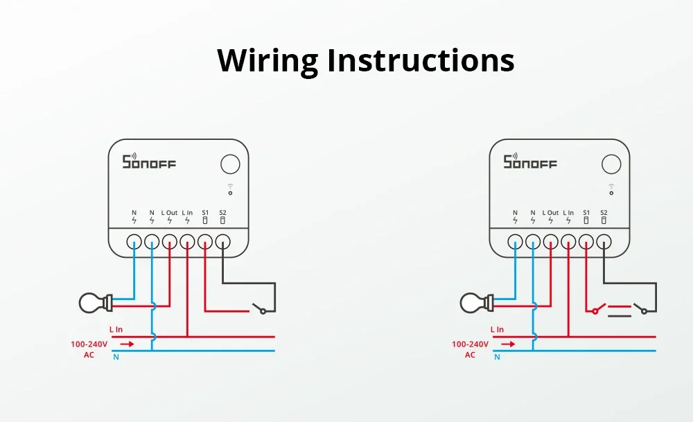 MINI R4 Matter MINIR4M Matter Relay Mini R4 Extreme Wifi Smart Switch Matter Al
