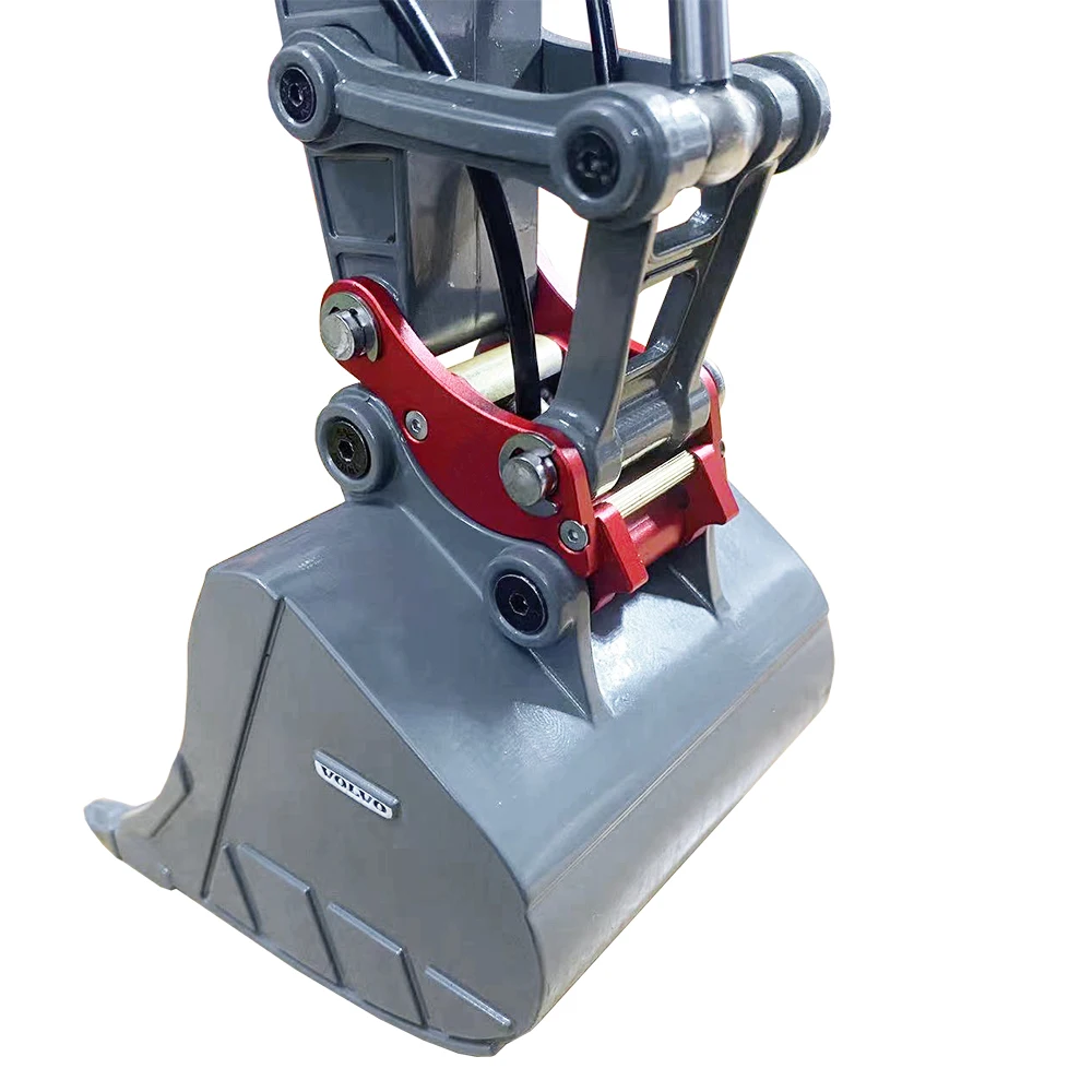 Coupleur à Dégagement Rapide LESU Pour Excavatrice RC 1/14 – Métal Noir