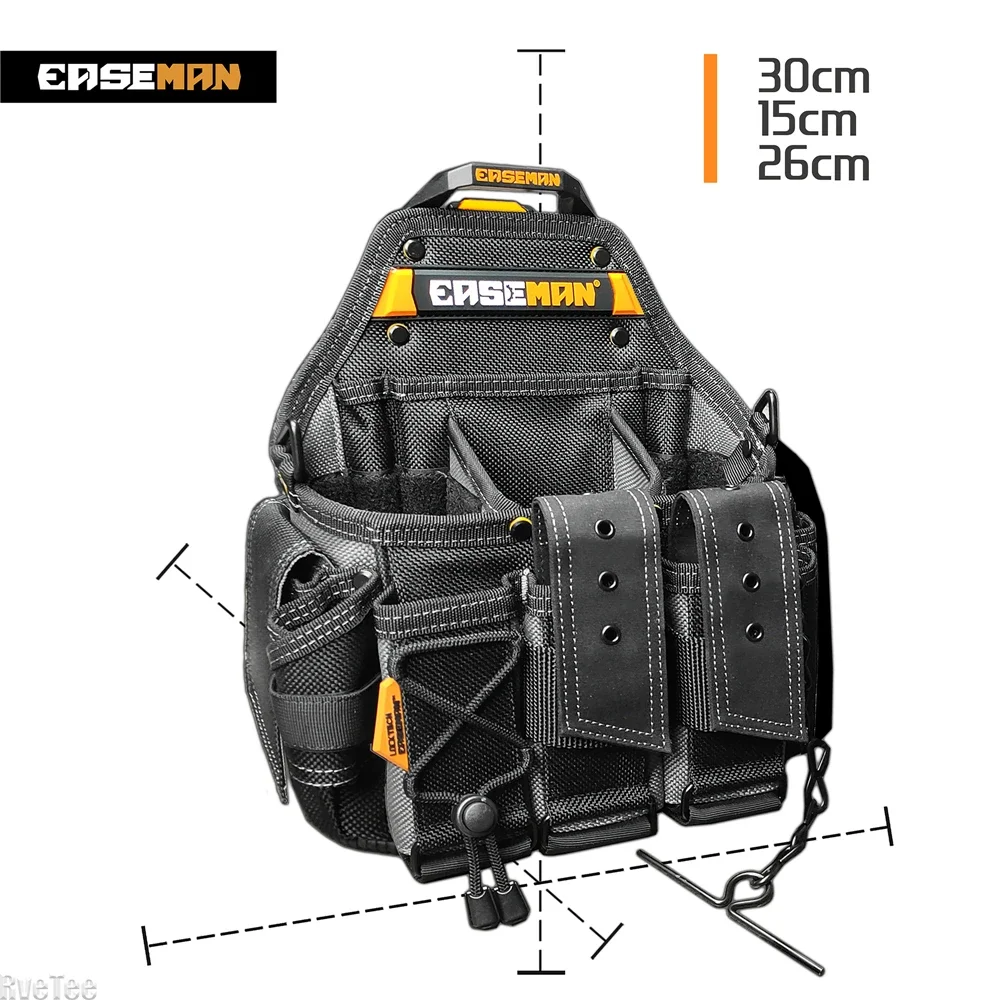 EASEMAN 1800D Heavy Duty Part Tool Bag with Quick Disassembly Function Organizer for Carpenter Electrician Tool 6