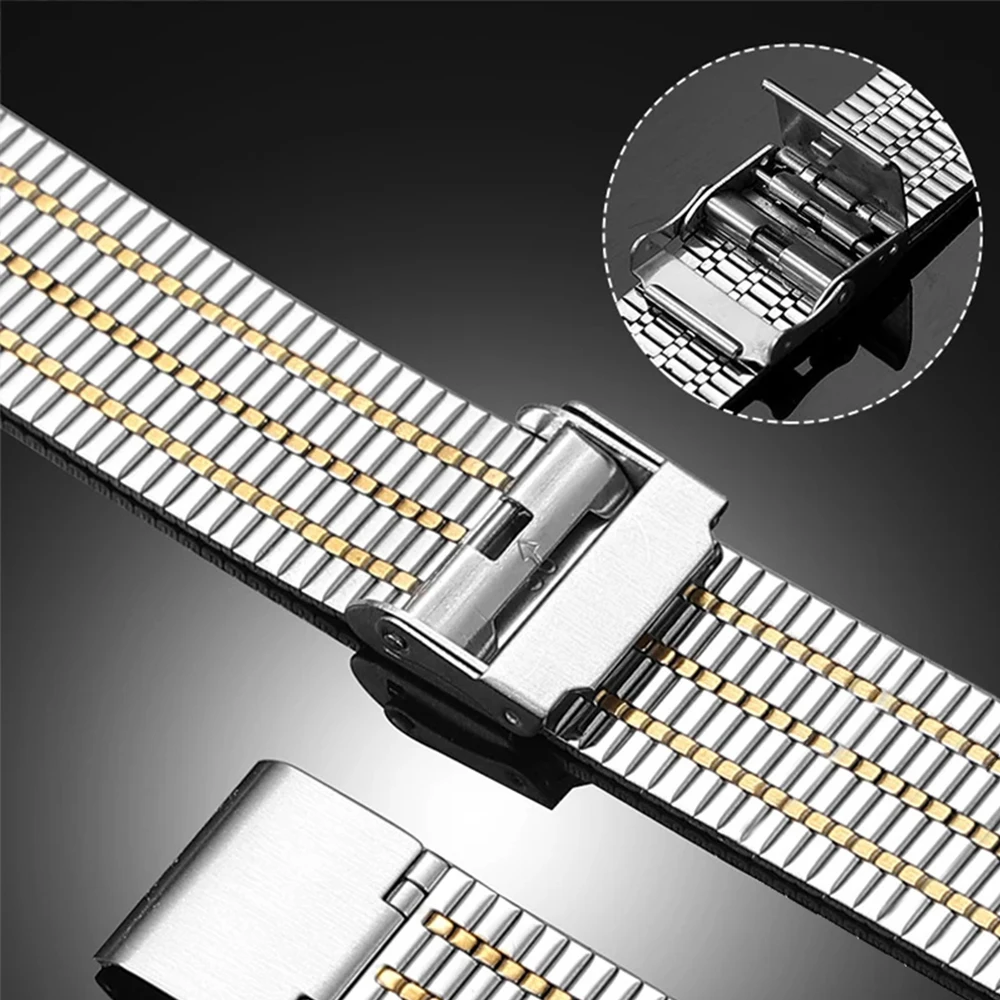 Elegant Stainless Steel Watch Band Bracelet Strap
