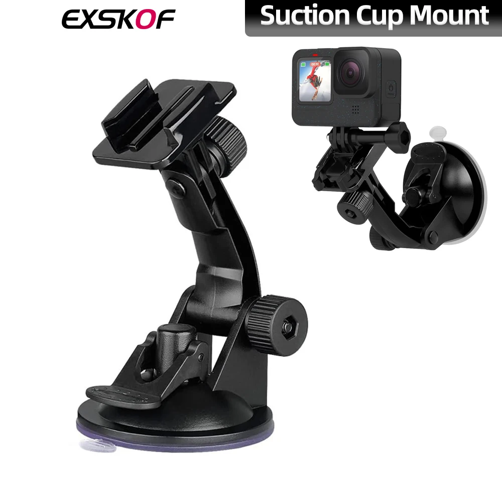 

For GoPro Hero 12 Suction Cup Mount Bracket Car Suction With Base For GoPro Hero 12 11 10 9 8 7 Insta360 X3 X2 DJI OSMO Action 3