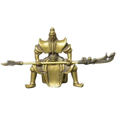 

Wu шэньчжунь хэндао Гуань Гонг бронзовая Посуда Новый китайский Ретро Декор для рабочего стола