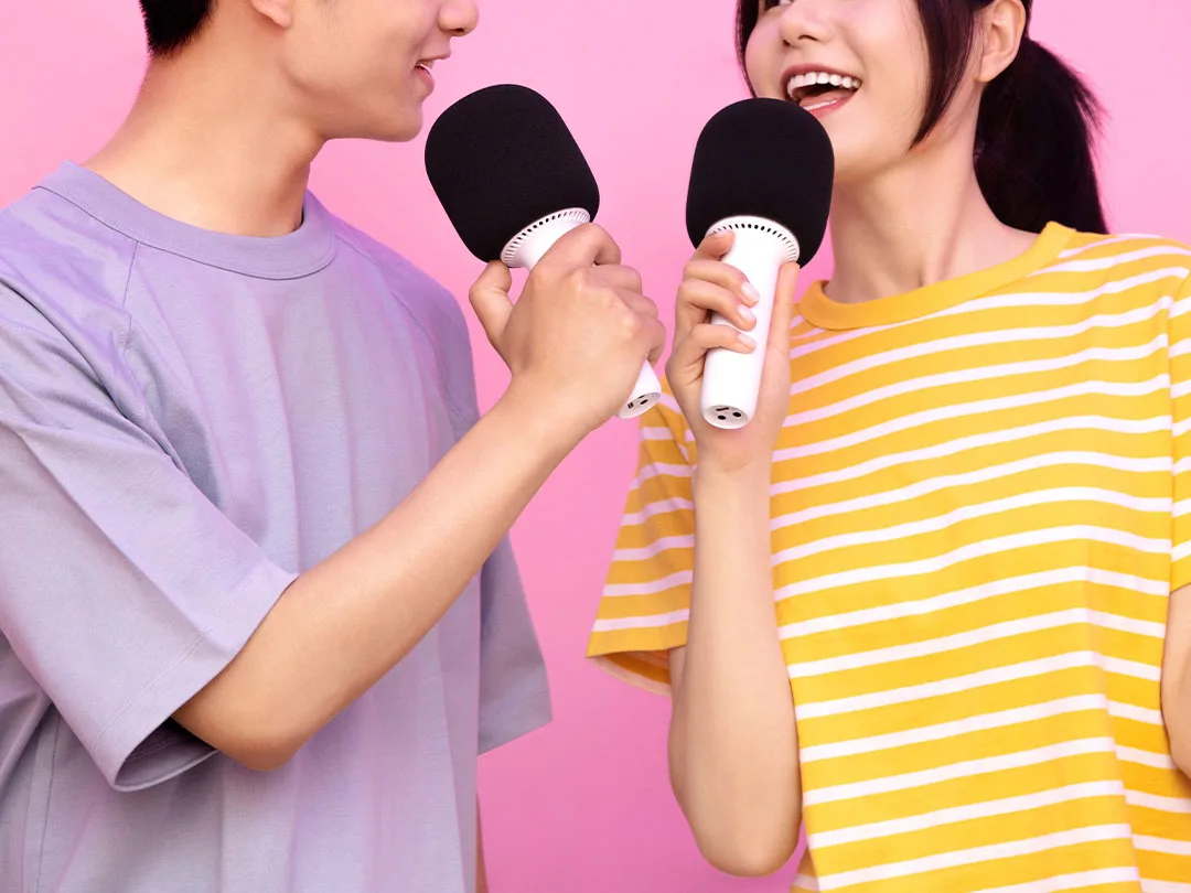 Gadgetoo Xiaomi Yuemi K-Song Microphone 2 Portable Bluetooth Handheld Microphone Gadgetoo Xiaomi Yuemi K-Song Microphone 2 Portable Bluetooth Handheld Microphone
