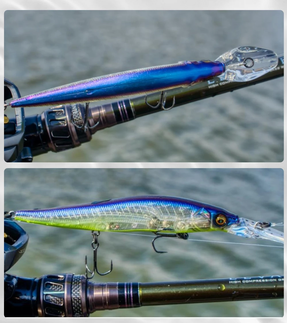 D1 Jerk Minnow Angeln Köder 110mm/16g Grundfutter Künstliche Harte Wobbler Alle Wasser Für Bass Hecht angelgerät DT5001 – Detail 4