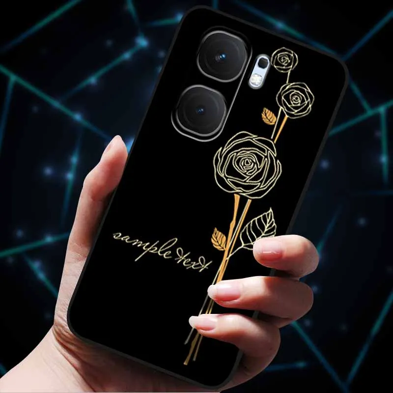 3D Flower Embossed Soft Silicone Phone Case - Stylish Back Cover Shell Bag