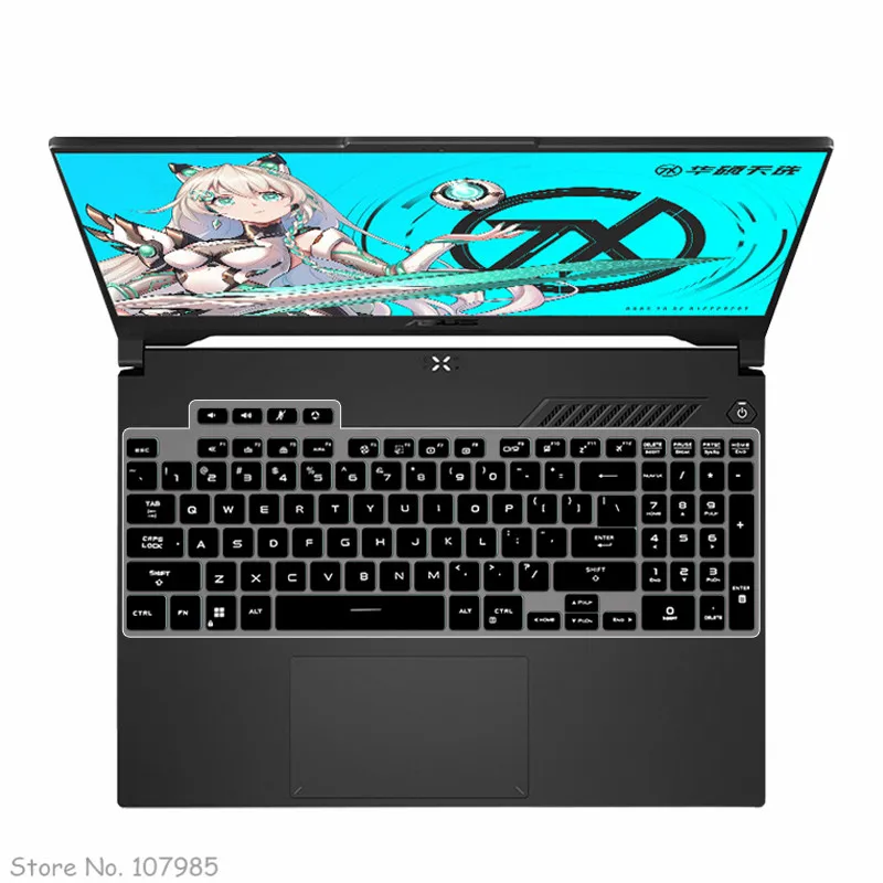 ASUS TUF 게이밍 2022 F15 FX507 FX507ZC FX507Z F17 FX707 A15 FA507 A17 FA707 FA707R 실리콘 TPU 키보드 코브 보호기 스킨