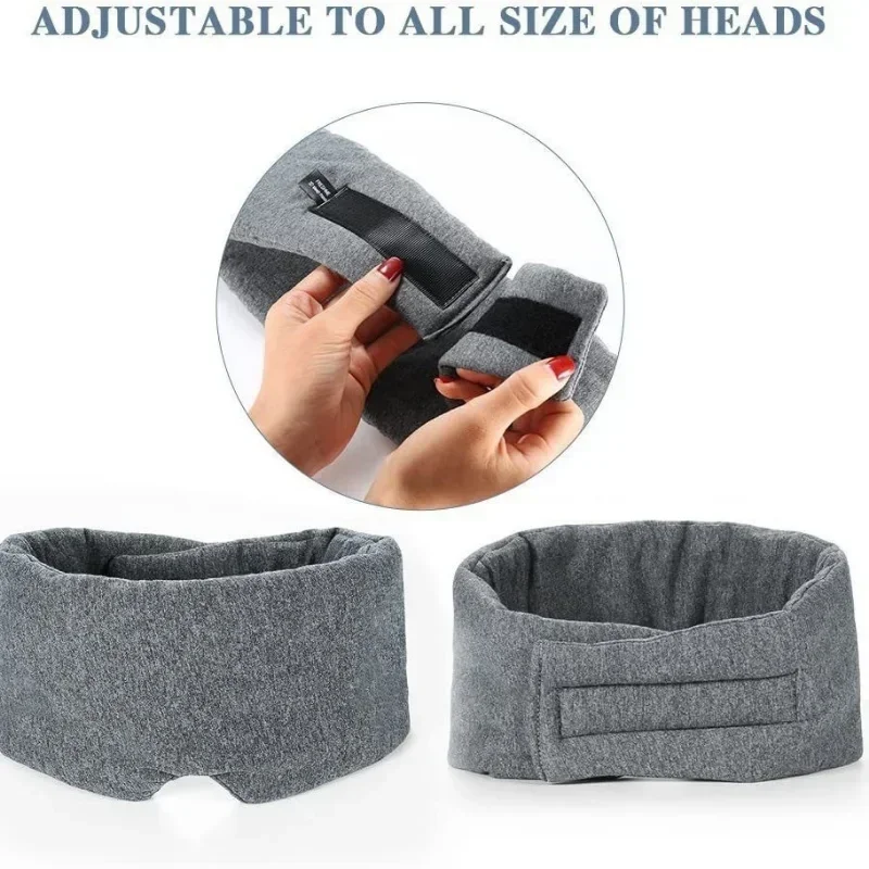 Travel Eyepatch Sleeping Eye Mask Cotton Silk Sleep Mask Blindfold Eye Cover Eye Patch Women Men Soft Portable Blindfold 6
