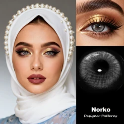 VISUASHOW Bold Green Colored Contact Lenses for Everyday & Special Occasions (Large Grey)