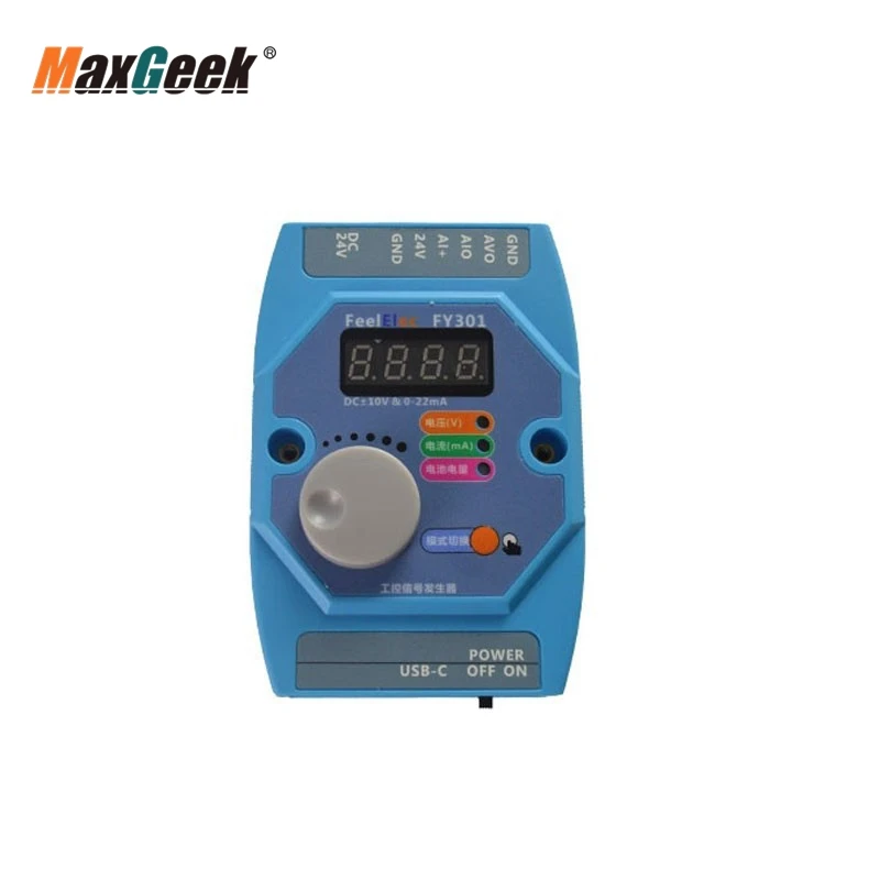 

Maxgeek FY301A/FY301B высокоточный портативный генератор сигналов для промышленного управления (без порта связи)