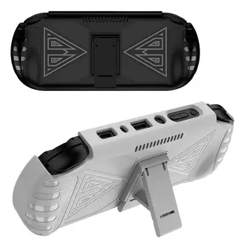 Custodia per console di gioco portatile in TPU con supporto, cover protettiva antiscivolo ergonomica antiurto per ANBERNIC RG VITA / RG VITA Pro