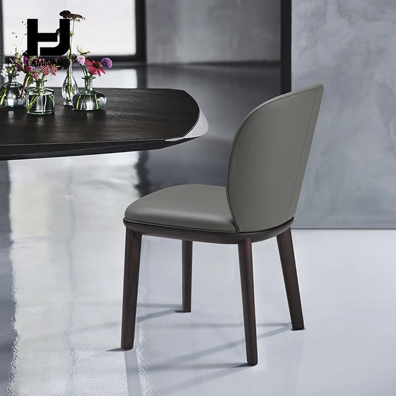 

Kitchen Accent Dining Chairs Wood Outdoor Salon Designer Balcony Dining Chairs Nordic Luxury Sillas Comedor Furniture YN50DC