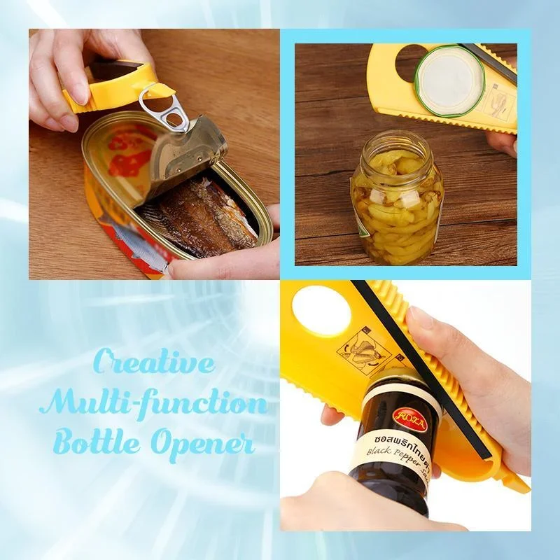 Creative Multi-function Bottle Opener Jar Opener Easy Grip Bottle Opener  Twist Off Lid Quick Opening Cooking Everyday Use - Openers - AliExpress
